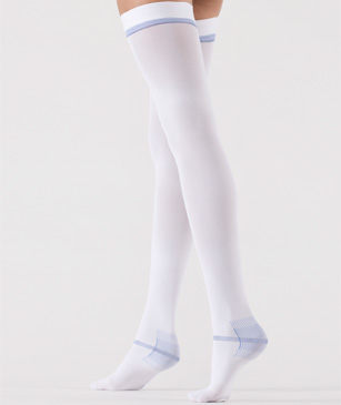 VARISAN ATE 18MMHG CALZA AUTOREGGENTE AG P I BIANCO XS